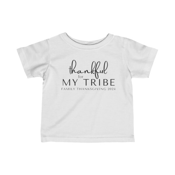 Thankful For My Tribe Simple Minimalist Infant Fine Jersey Tee