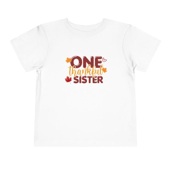 One Thankful Sister Toddler Short Sleeve Tee