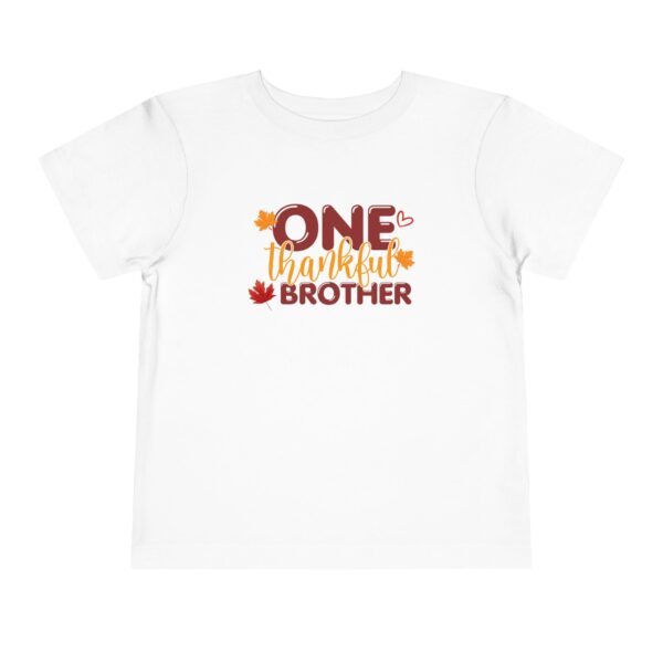 One Thankful Brother Toddler Short Sleeve Tee