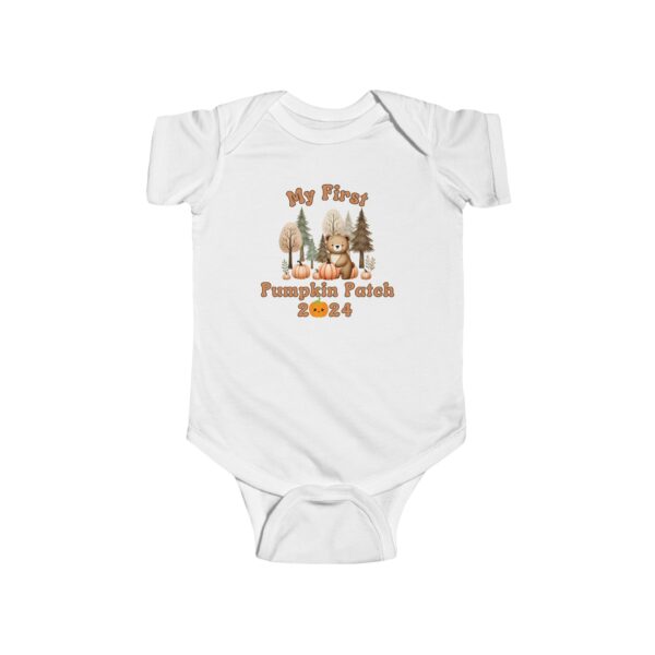 My First Pumpkin Patch Infant Bodysuit - Cute Fall Baby Onesie