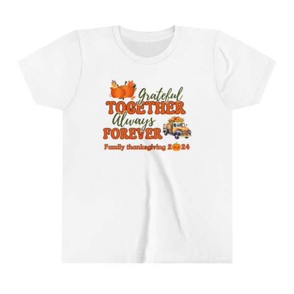 Grateful Together Always Forever Youth Short Sleeve Tee