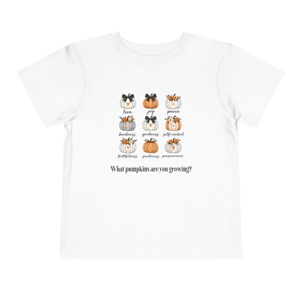 Pumpkin Themed 9 Fruits of the Holy Spirit Short Sleeve Toddler Tee