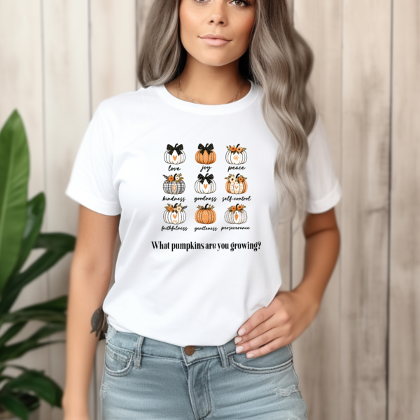 Pumpkin Themed Fruits of the Spirit Family Tee